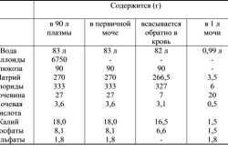 Состав человеческой мочи